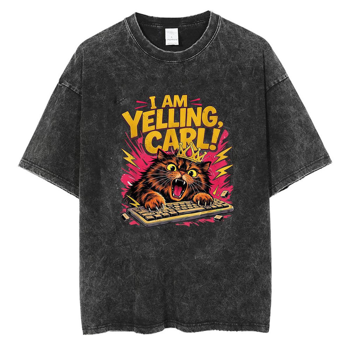 I Am Yelling Carl Dungeon Craw - Retro Gaming T Shirt recension och pris