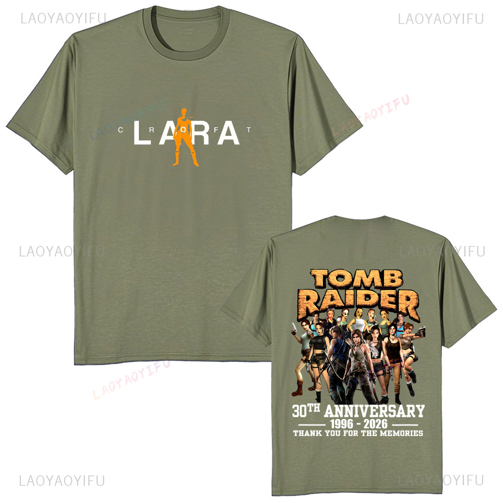 Tomb Raider 30th Anniversary U - Retro Gaming T Shirt recension och pris